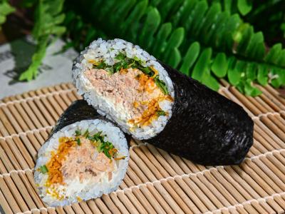 Futomaki de salmão Grelhado